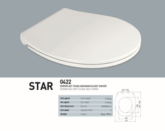 Nkp Star Duroplast Yavaş Kapanan Klozet Kapağı