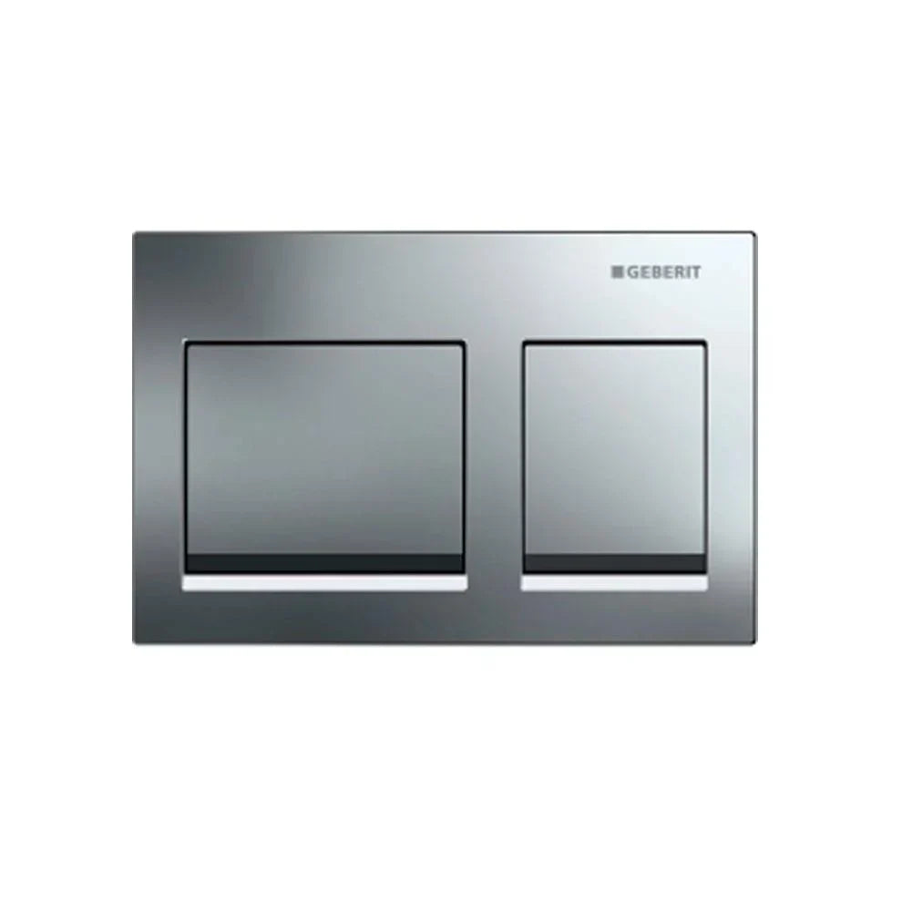 Geberit Alpha 15 Parlak Krom Çift Kademeli Kumanda Paneli