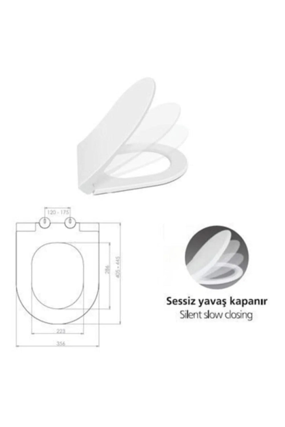 Koza Gala Kids Üstten Montaj Klozet Kapağı