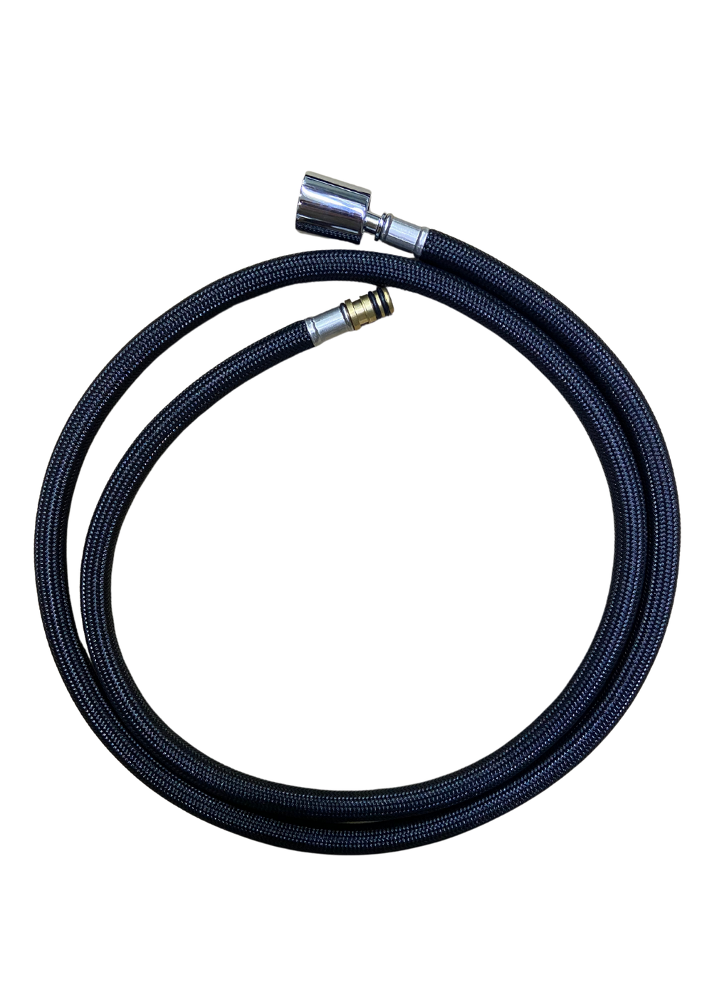 Lüks Örgülü Siyah Duş Hortumu