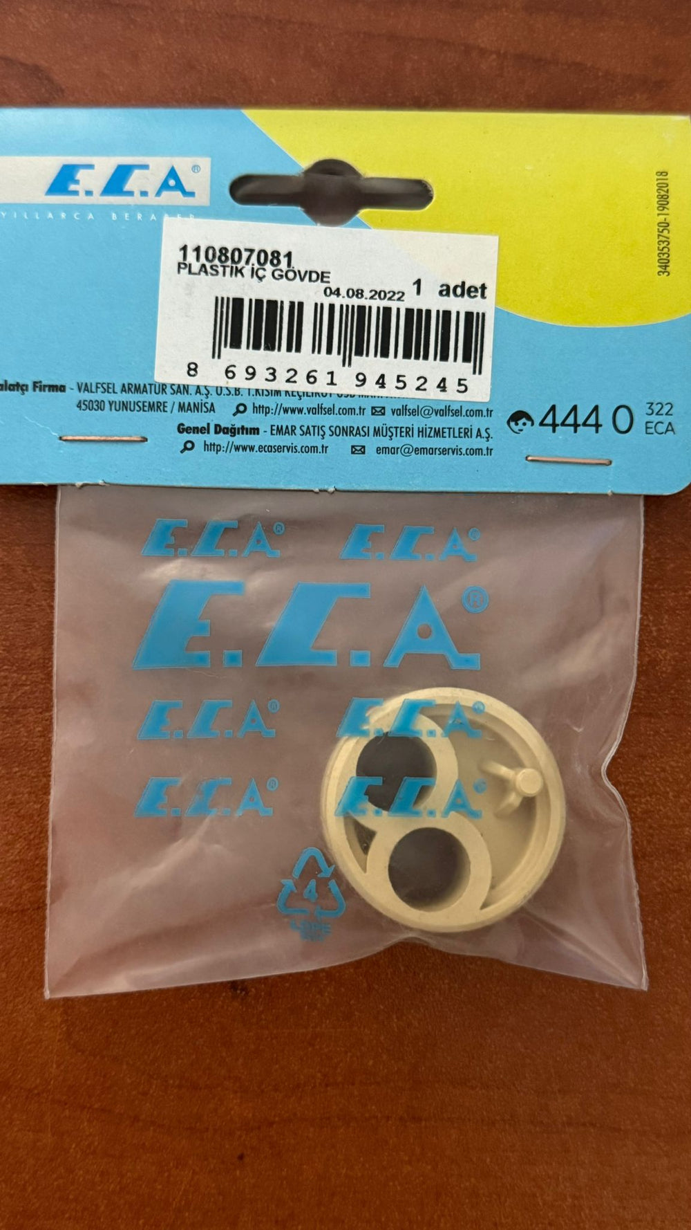 ECA 110807081 PLASTİK İÇ GÖVDE