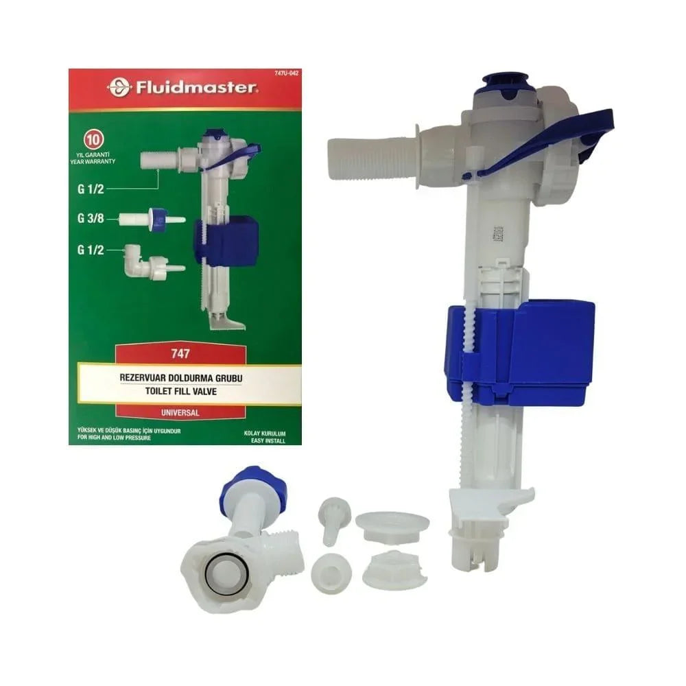 Fluidmaster 747 Doldurma Seti (3/8", 1/2", 1/2"dirsekli bağlantı)