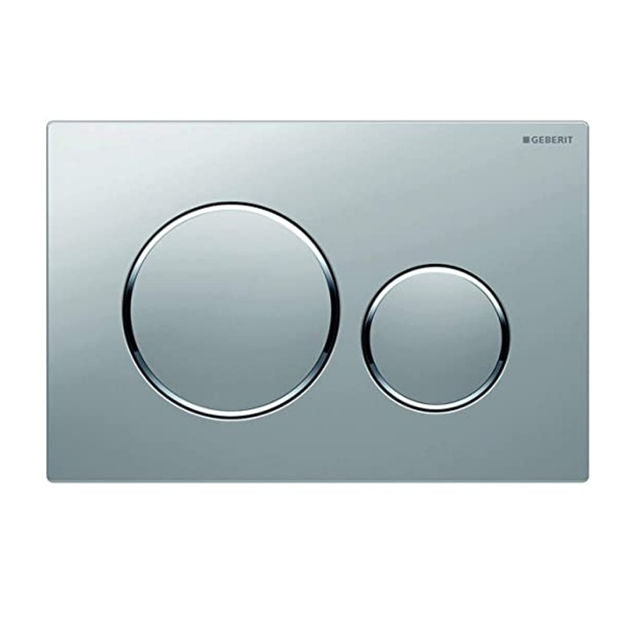 Geberit Kumanda Kapağı Sigma 01 -Çift Basmalı-Pirinç